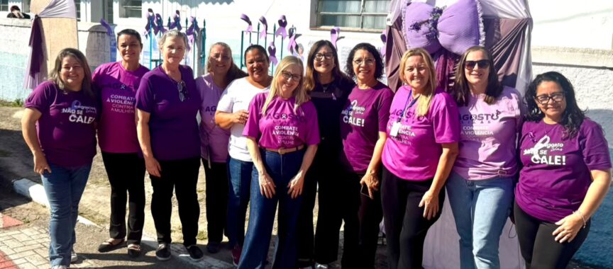 Secretaria da Mulher e Direitos Humanos promove ações do Dia D do Agosto Lilás em parceria com outras secretarias municipais
